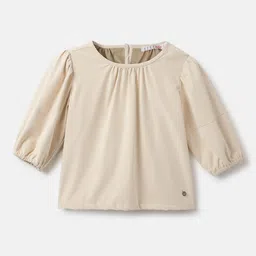 ELLE Girls Cotton Round Neck Short Sleeves Top-image-78