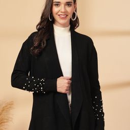 Juelle Women Embellished Longline Shrug-image-97