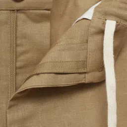 MANGO MAN Solid Bermuda Shorts With Drawstring image 4