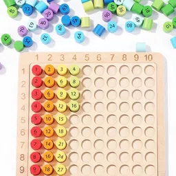 CHOCOZONE Kids Board Game with Flash Cards & Table Learning Toy image 2