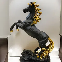Vrinban International Gold-Toned Gol Horse Animals Figurine Showpiece-picture-19