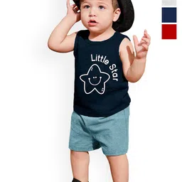 KidBee Kids Pack Of 4 Cotton Innerwear Vests-picture-36