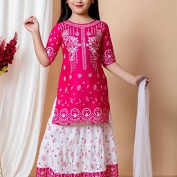 NFashion Girls Pink Clothing Set-image-60