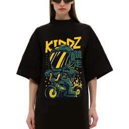 StyleCast Graphic Printed Oversized Cotton T-shirt-image-92