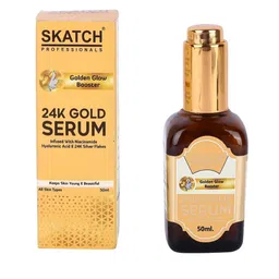 SKATCH PROFESSIONALS 24K Gold Serum With Niacinamide & Hyaluronic Acid - 50 ml-55