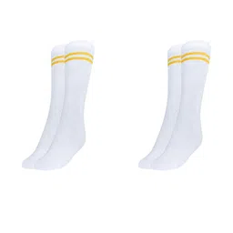 MUKHAKSH Unisex White Socks-image-92