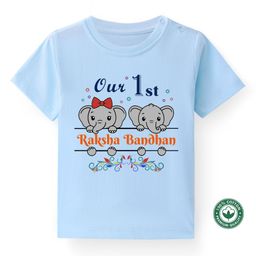 BLUSHES Unisex Graphic Printed Round Neck Cotton T-shirt-picture-3