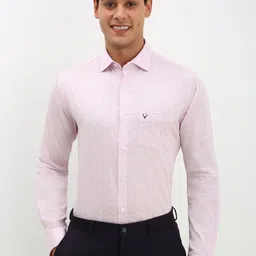 Allen Solly Men Spread Collar Geometric Printed Cotton Slim Fit Formal Shirt-image-99