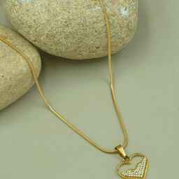 ARTKLIM Gold-Plated Heart Shaped Pendants-image-90