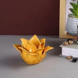 Myntra Elegant Homes Yellow Candle Holder-picture-51