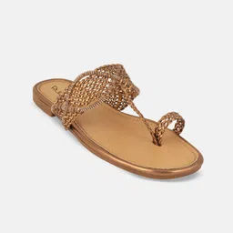 Rubeezz Women Party One Toe Flats-picture-19