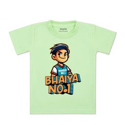 Arvesa Kids Typography Printed Applique T-shirt-picture-49