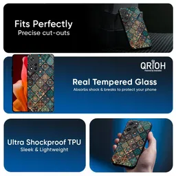 QRIOH Retro Art Printed Redmi 14C 5G Impact Resistant Back Case image 4