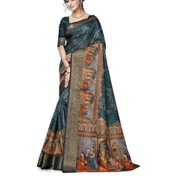 PARVOTSAV Multi Polyester Saree-image-50