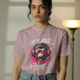 GRACE & JACK Graphic Printed Round Neck Short Sleeves Regular Fit Casual T-Shirt-image-53