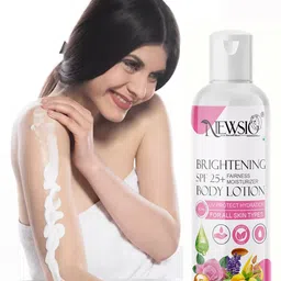 Newsio Set Of 4 Brightening SPF 25+ Body Lotion For UV Protection- 100 ml Each image 4