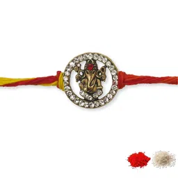 FURE Vinayak Moli Rakhi for Brother (Roli-Chawal included)-image-42