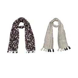 StoleVilla Floral Chiffon Stoles-picture-42