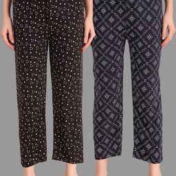 TRENDY WORLD Pack of 2 Printed Pyjamas-image-79