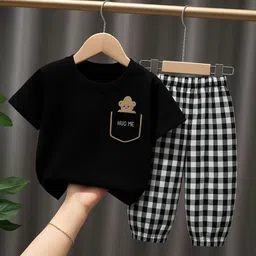 Lil.snuggles Kids Printed T-shirt With Pyjama-picture-17