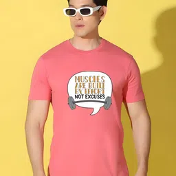 KaamBhari Typography Printed Regular Fit Pure Cotton T-shirt-picture-5