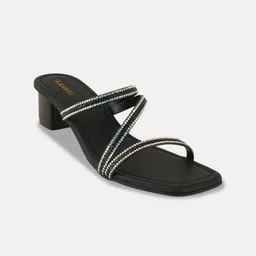 Rubeezz Women Embellished Block Sandal-picture-16
