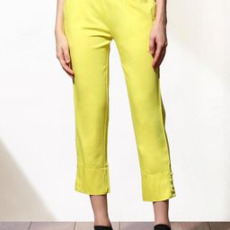 Lakshita Women Classic Straight Fit Easy Wash Trousers-image-8