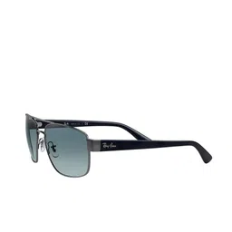Ray-Ban Men Rectangle Sunglasses with UV Protected Lens- 8056597242912 image 4