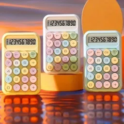 Calculator Multicolor Az8 12 Digits Large LCD Display Calculator pack1_AZ8 BasicCalculator-29