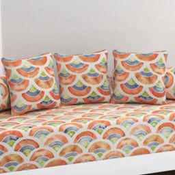 home affairs Printed Diwan Set image 2