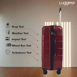 luggero Hard Body Trolley Bag with Number Lock image 2