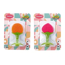 Aditi Toys 2 Pcs Pink & Orange Baby Hand Teether-41