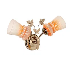 Somil Premium Designer Glass Wall / Night Lamp Elegant & Stylish Dcor Accent for Modern Interiors, color- Orange, White, Size,- 28 X 15 X 33.5 CM-image-68