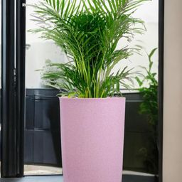 18 Inch Tower Pots with Saucer Tray Planter-44