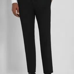 Allen Solly Sport Men Slim Fit Solid Formal  Trousers-picture-25