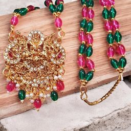 NAMOHH ENTERPRISSES Gold-Plated Alloy Artificial Beads Jewellery Set-image-78