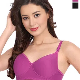 Liigne Pack OF 2 Women Full Coverage Seamless T-shirt Bra-picture-54
