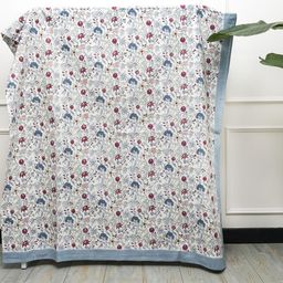MuddnMe White & Red Floral 300 TC King Bedsheet with 2 Pillow Covers-image-89