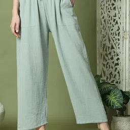 TAG 7 Women Cotton Straight-Leg Lounge Pant-image-50
