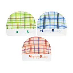 BAESD Kids Set Of 3 Printed Cotton Beanie image 3