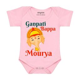 Arvesa My First Ganpati Printed Bodysuit-picture-10