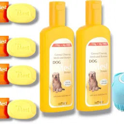 Pet Coat Cleanser Shampoo 400 ml 4 Soap with Soft Bath Brush 400 ml Pet Coat Cleanser-image-55