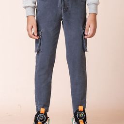 AFLASH Boys Mildly Distressed Jeans-image-111