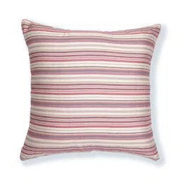 ONSETHOMES Pink & Beige Striped Square Cushion Covers-54