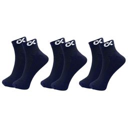 Xjarvis Pack Of 3 Ankle-Length Socks-16