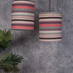 Grated Ginger Mulicolored Set of 2Ceiling Lamps image 4