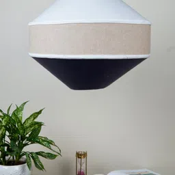 Grated Ginger Urban Jute Traditional Pendant Ceiling Lamp image 4