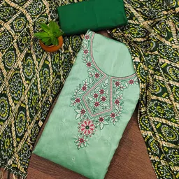 KALINI Embroidered Unstitched Dress Material-image-47