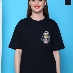 Dreambe Women Typography 2 Wonder Woman Printed Applique T-shirt-picture-7