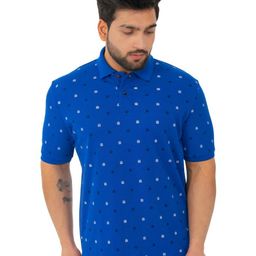 WILD COPS Men Printed Polo Collar T-shirt-image-59